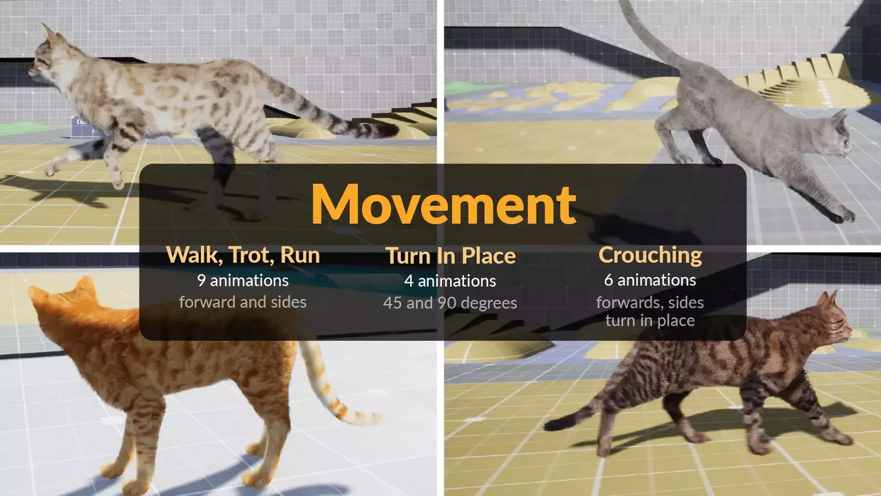 Fully Animated Cats