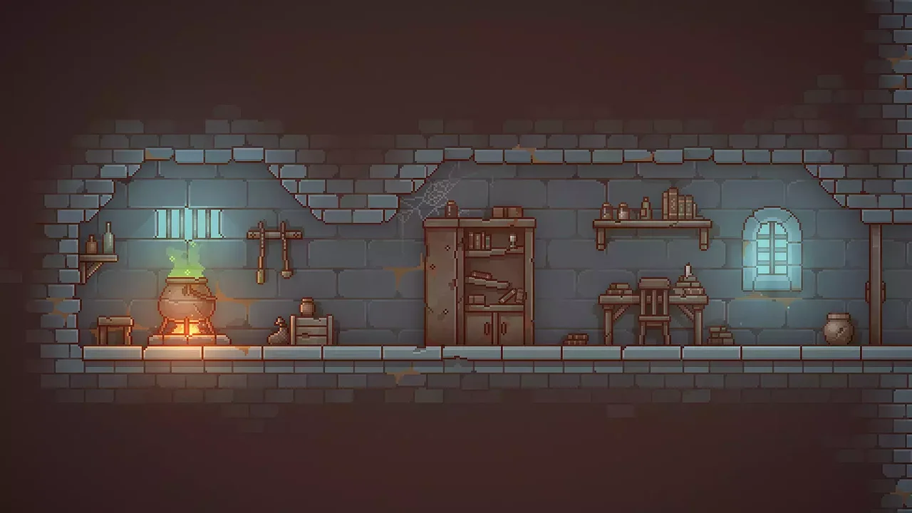 Pixel Art Platformer - Dungeon