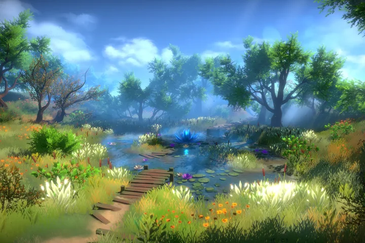 Fantasy Environment - Summer Pond