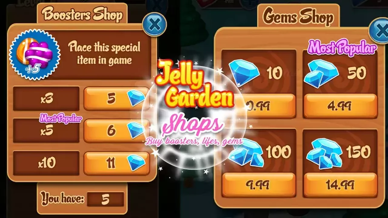 Match 3 Jelly Garden Kit