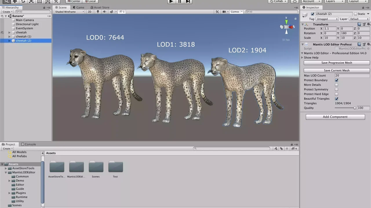 Mantis LOD Editor - Professional Edition