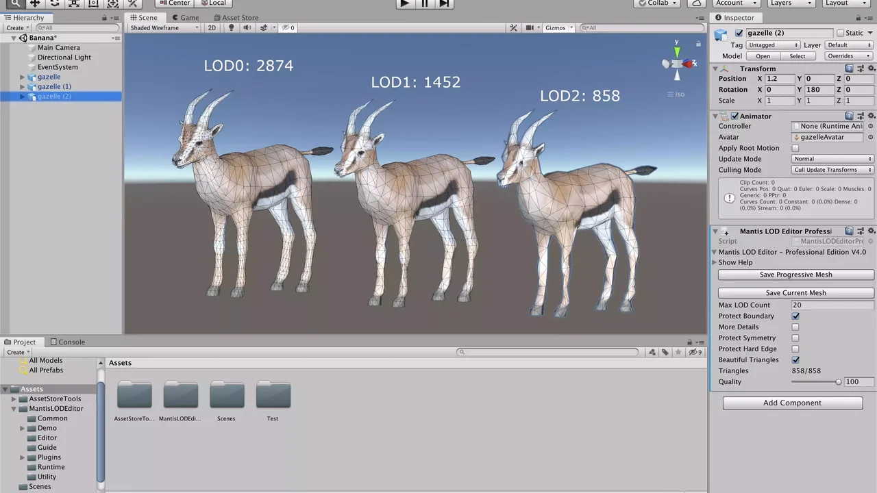 Mantis LOD Editor - Professional Edition