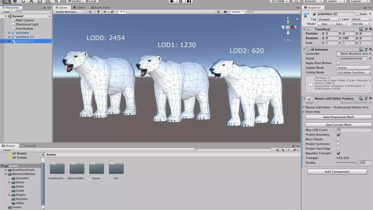 Mantis LOD Editor - Professional Edition
