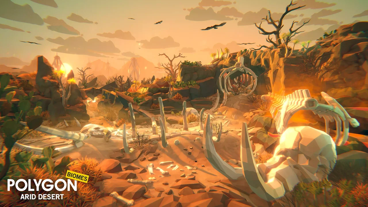 POLYGON - Arid Desert - Nature Biomes - Low Poly 3D Art by Synty