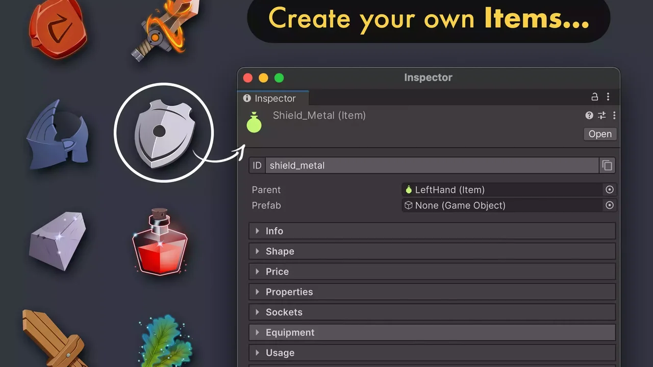 Inventory 2 | Game Creator 2 by Catsoft Works
