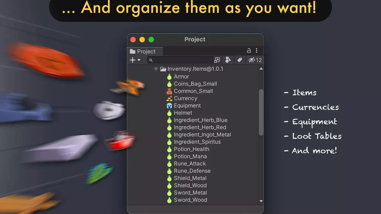 Inventory 2 | Game Creator 2 by Catsoft Works