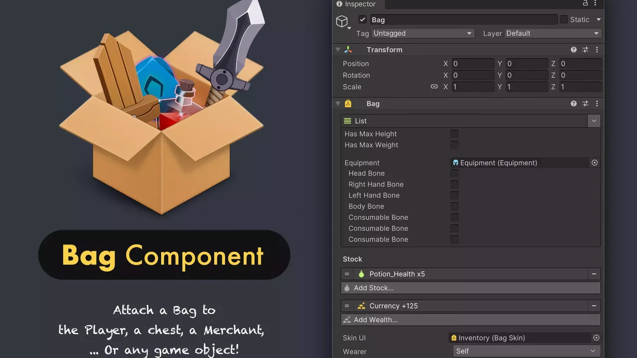 Inventory 2 | Game Creator 2 by Catsoft Works