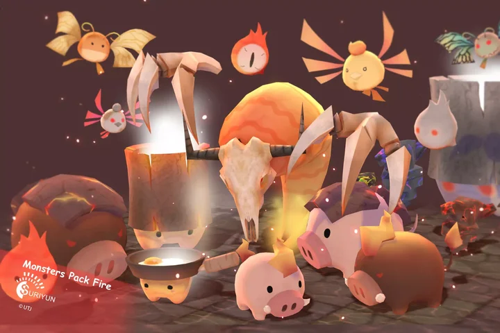 Monsters Fire Pack