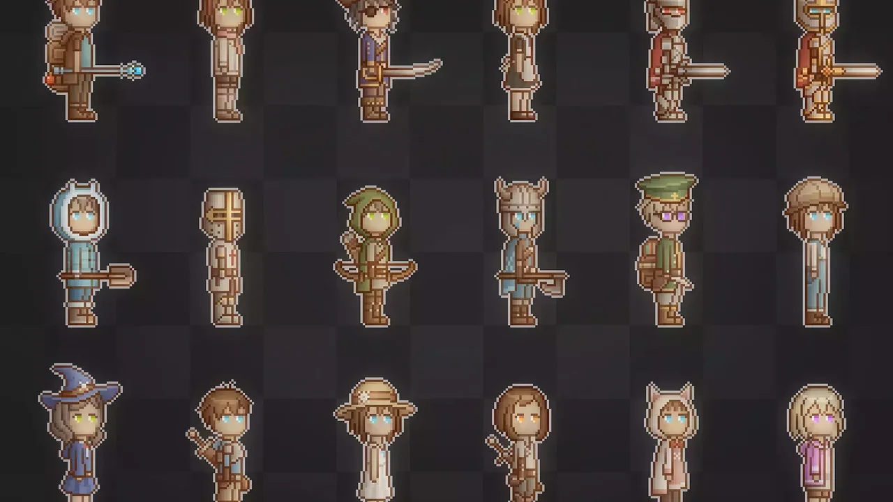 Customizable Pixel Character