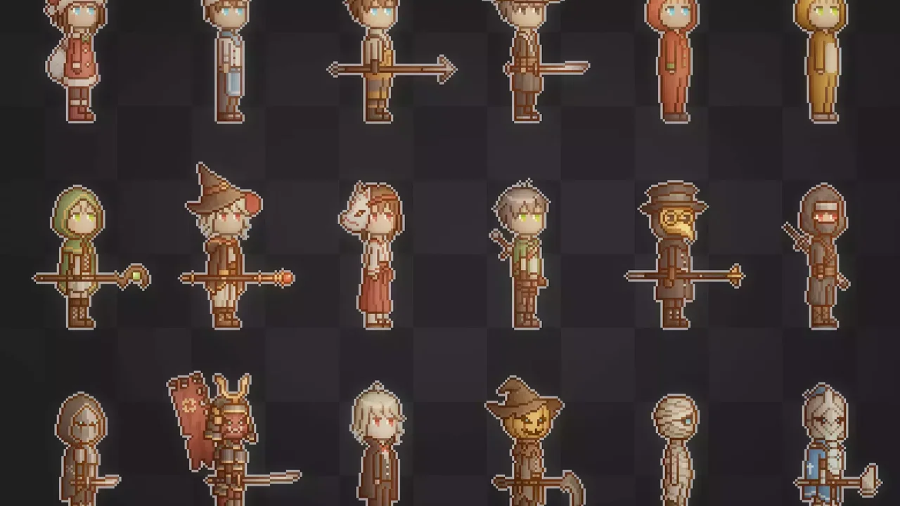 Customizable Pixel Character