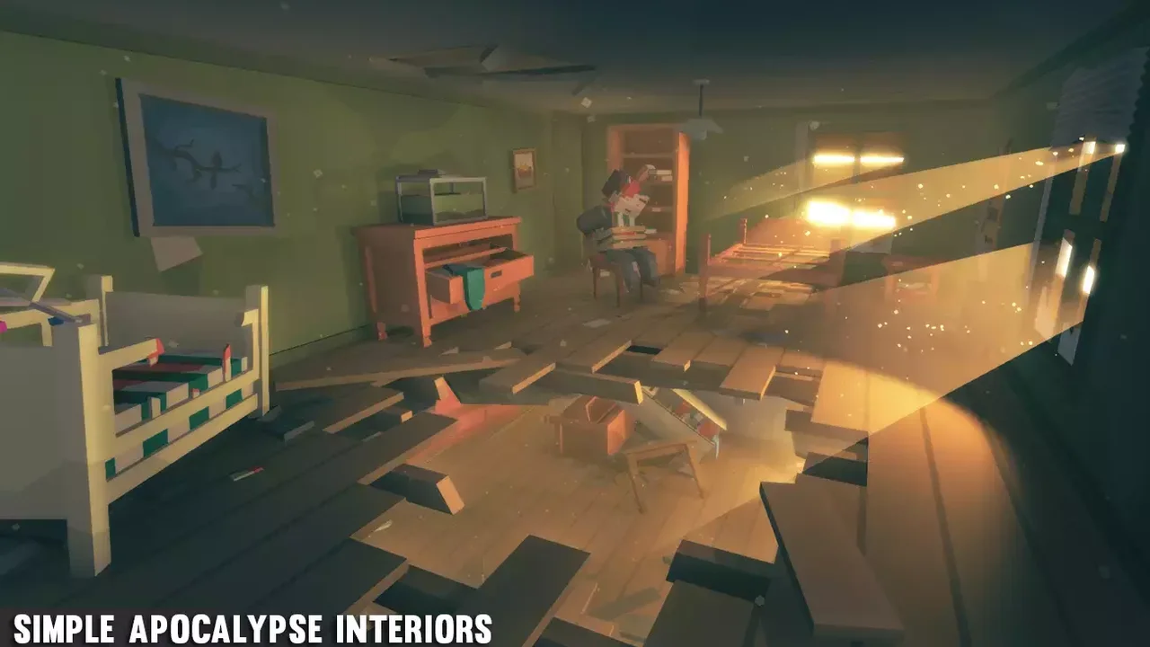 Simple Apocalypse Interiors - Cartoon Assets