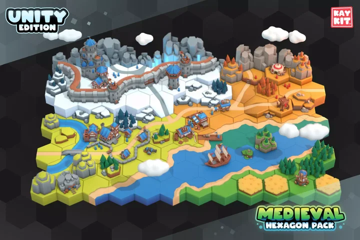 KayKit - Medieval Hexagon Pack