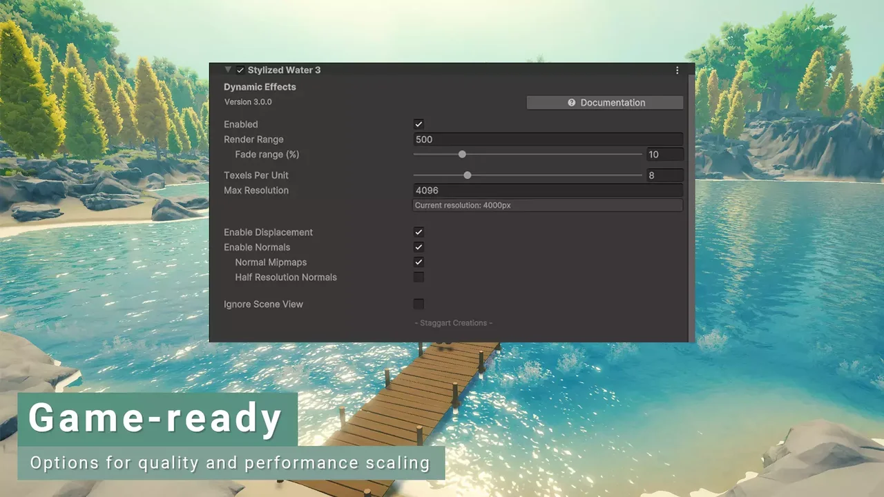 Dynamic Effects for Stylized Water 3