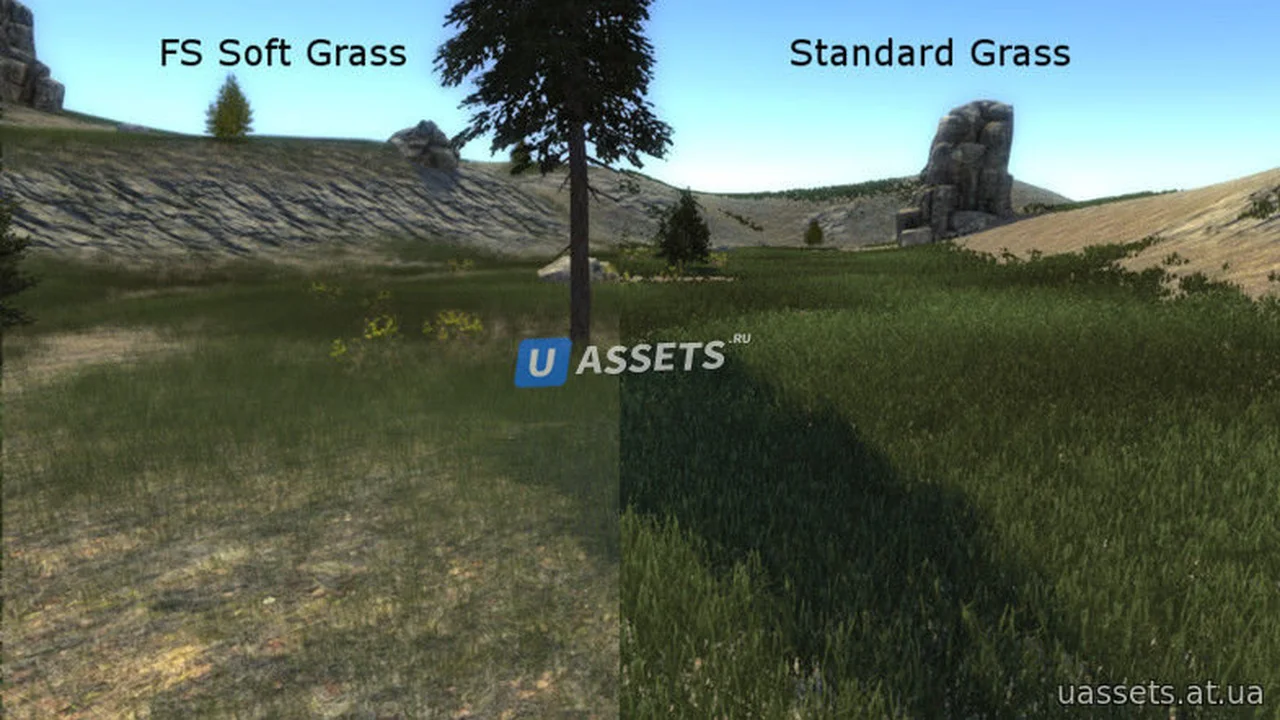 Soft grass shader