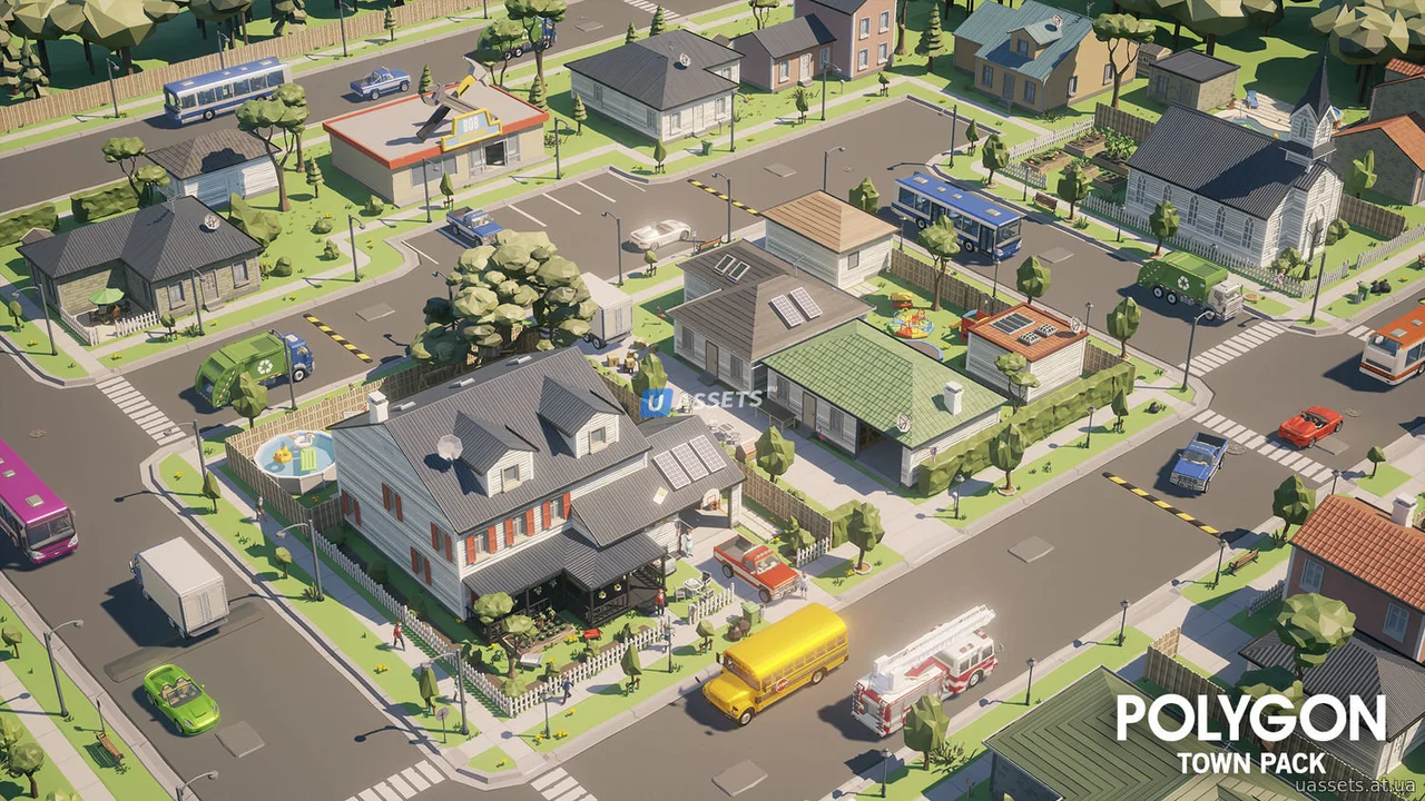 POLYGON - Town Pack