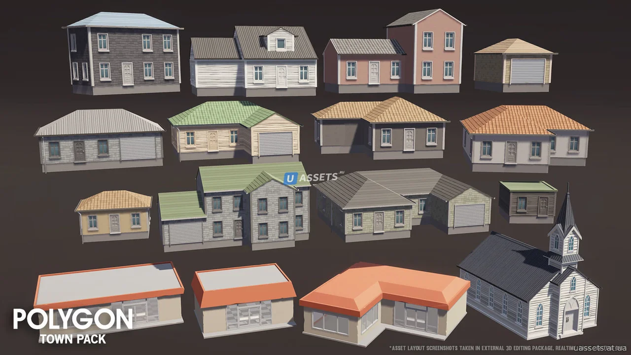 POLYGON - Town Pack