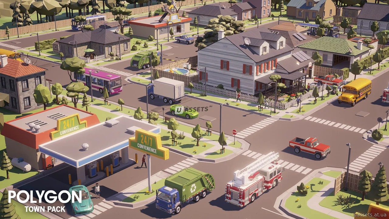 POLYGON - Town Pack