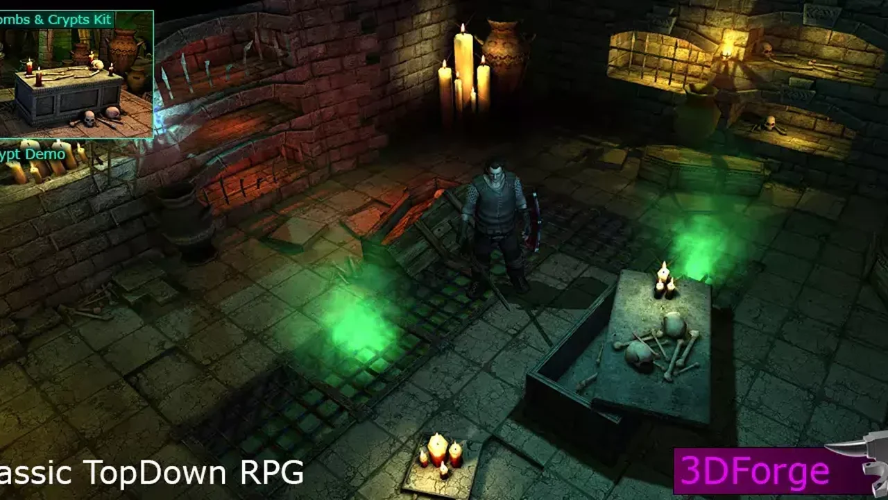 Action RPG Top Down Camera Controller