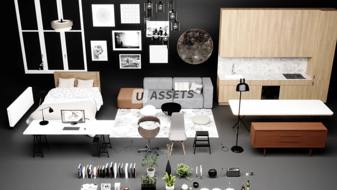 PBR Archviz Asset Pack