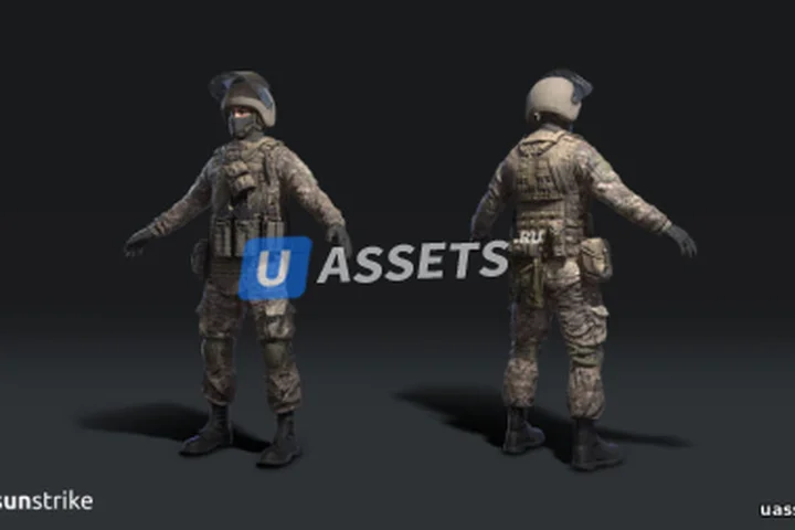 Soldiers from "SOBR" squad