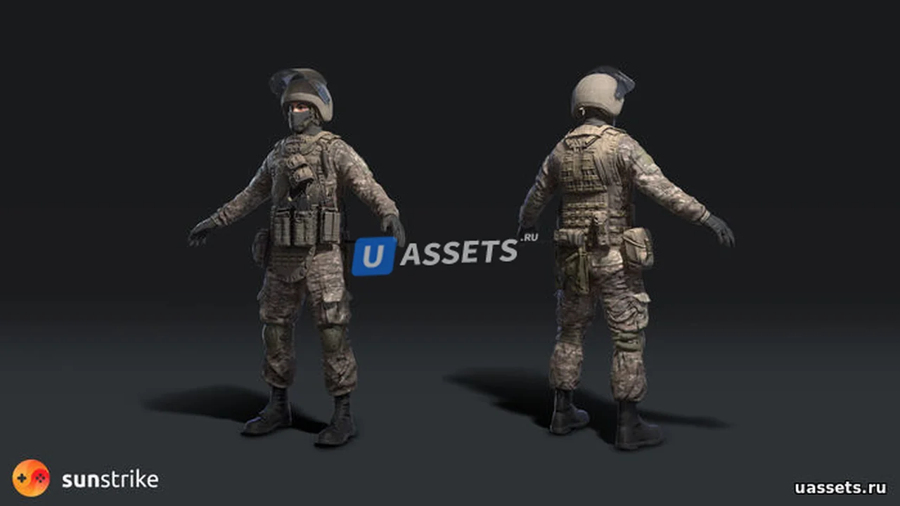Soldiers from "SOBR" squad