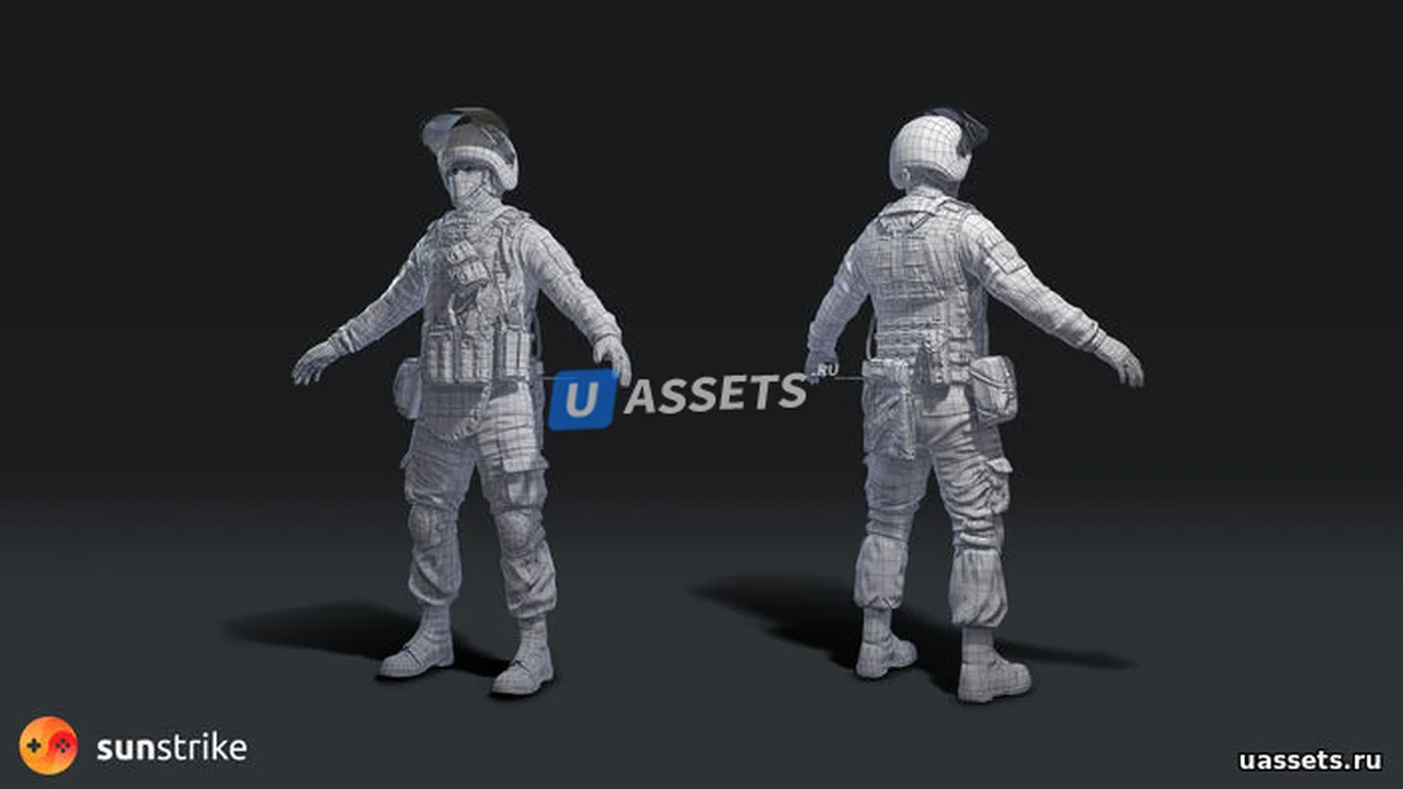 Soldiers from "SOBR" squad