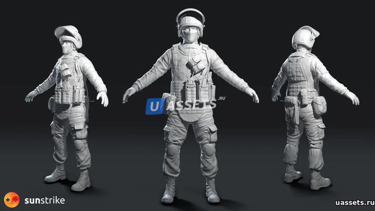 Soldiers from "SOBR" squad
