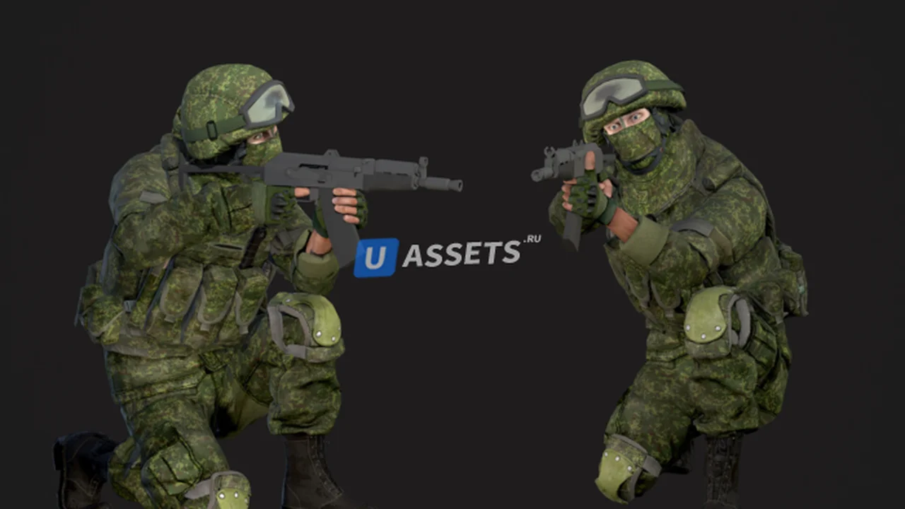 Soldier in equipment Ratnik