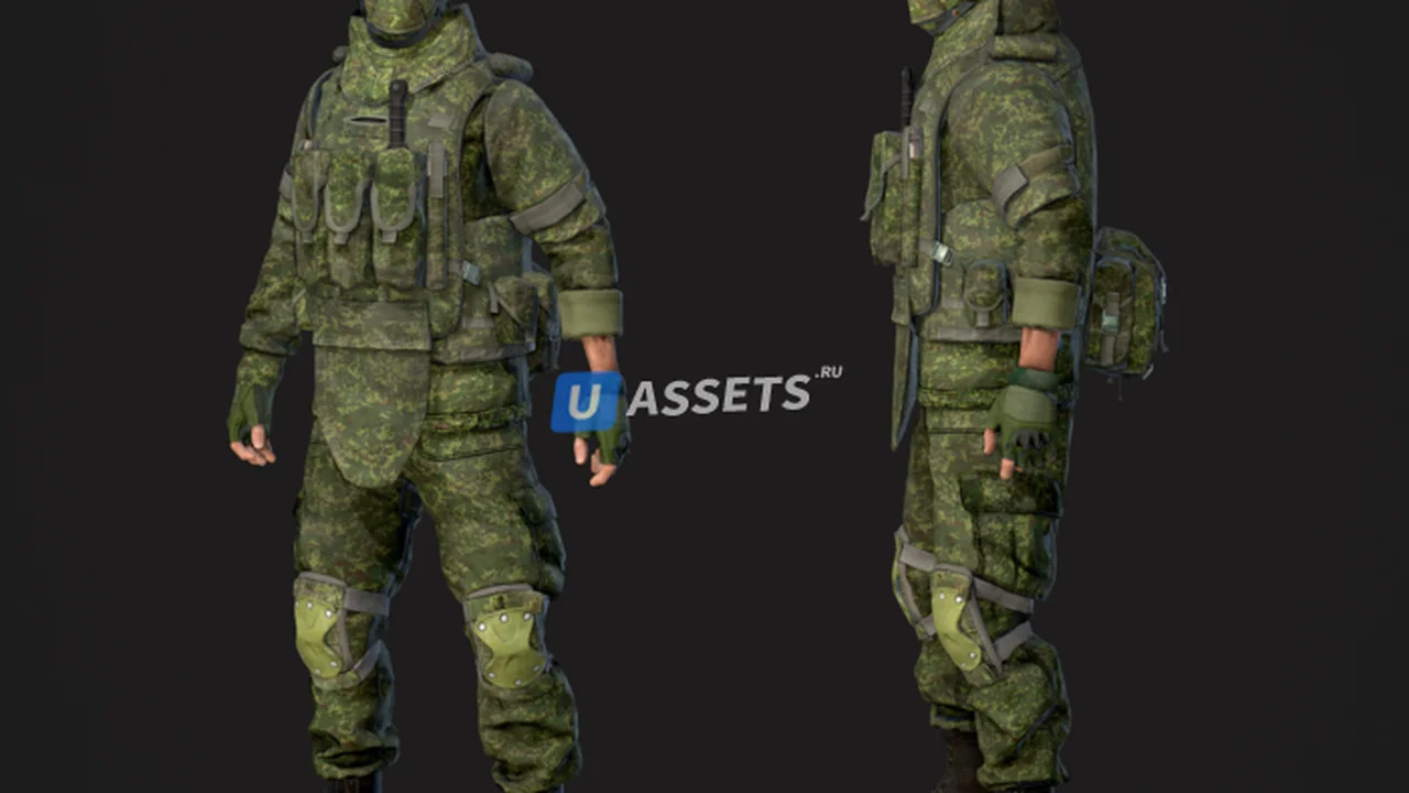 Soldier in equipment Ratnik