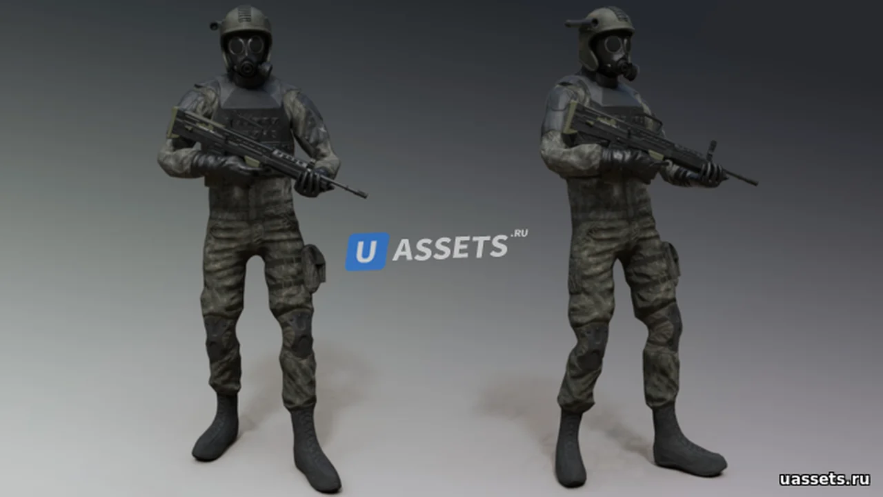 Soldier with L85A2 rifle