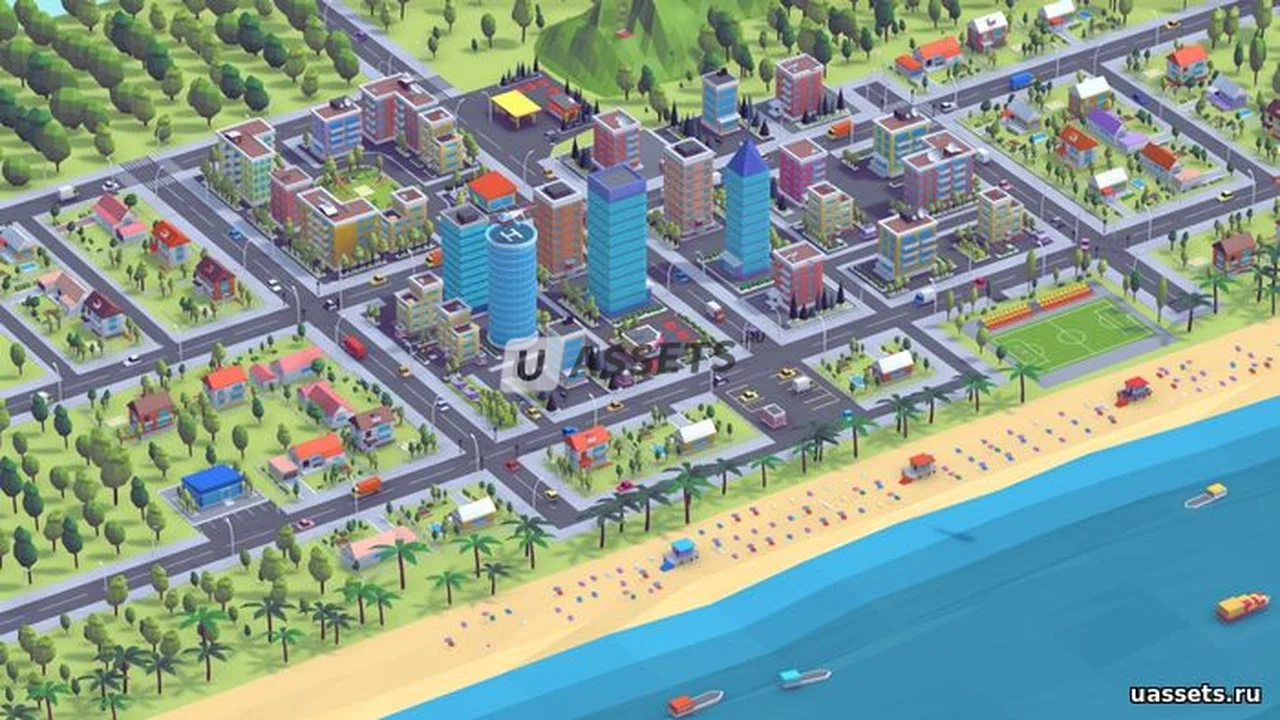 Polygonia Low-Poly City Pack