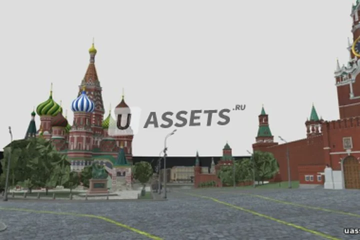 Moscow Kremlin 3d Russia