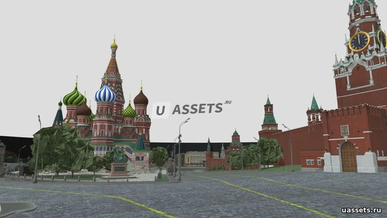 Moscow Kremlin 3d Russia