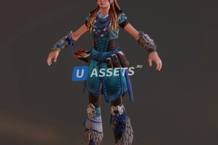 Ice Hunter Aloy from Fortnite