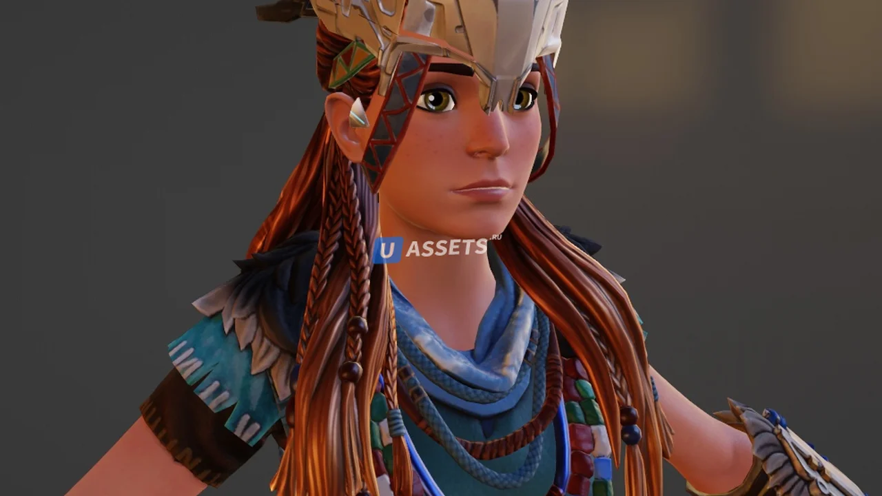 Ice Hunter Aloy from Fortnite