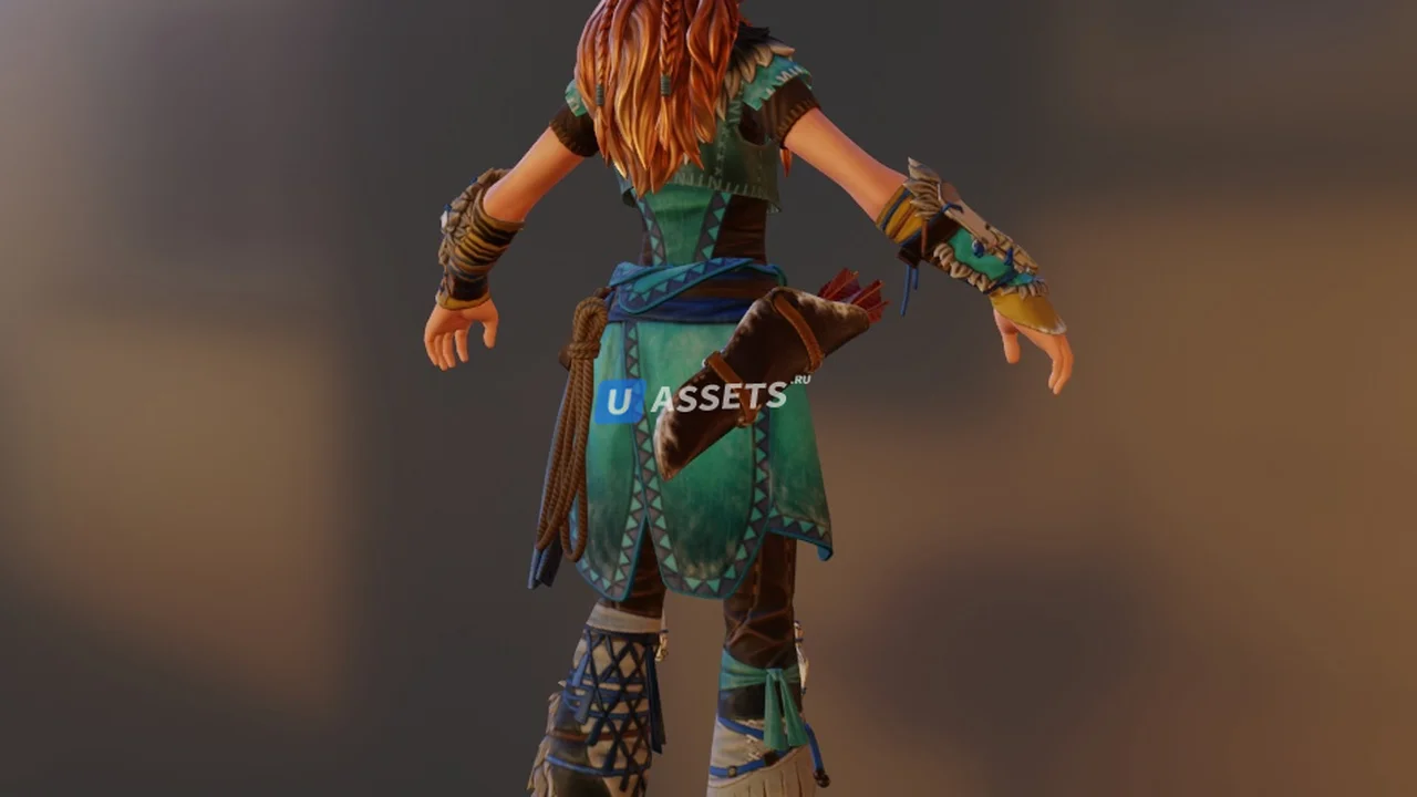 Ice Hunter Aloy from Fortnite