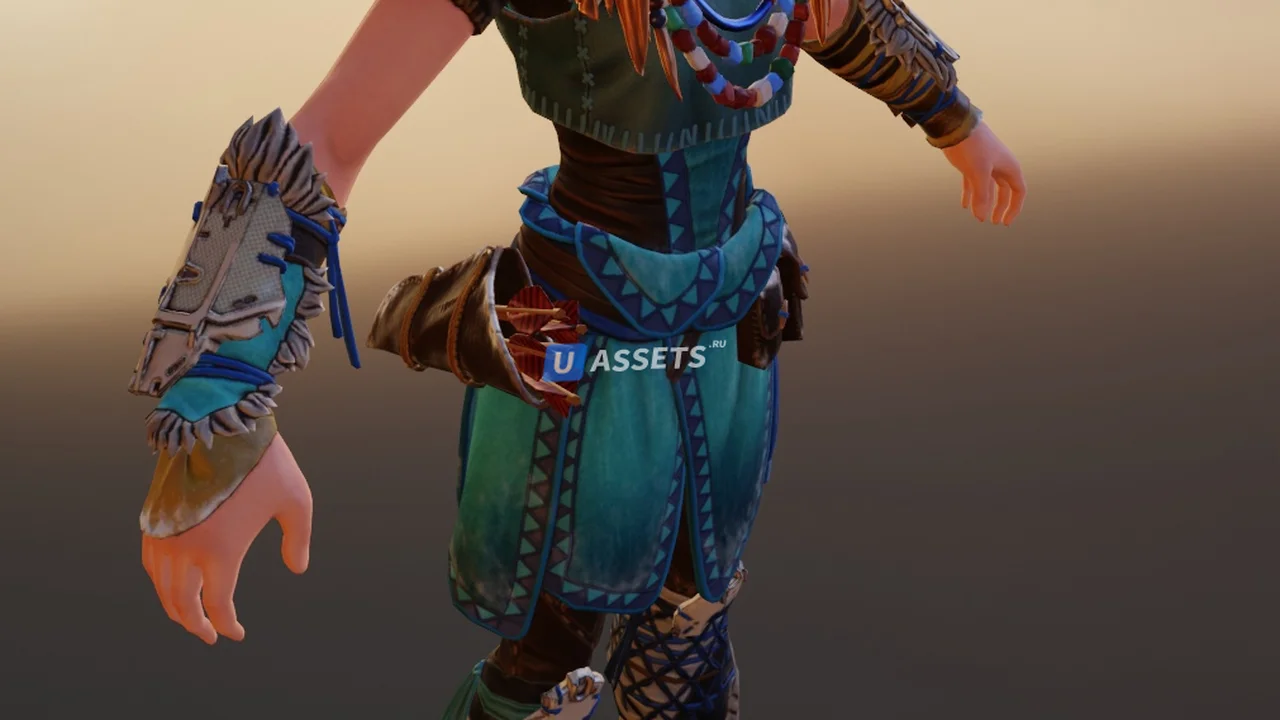 Ice Hunter Aloy from Fortnite