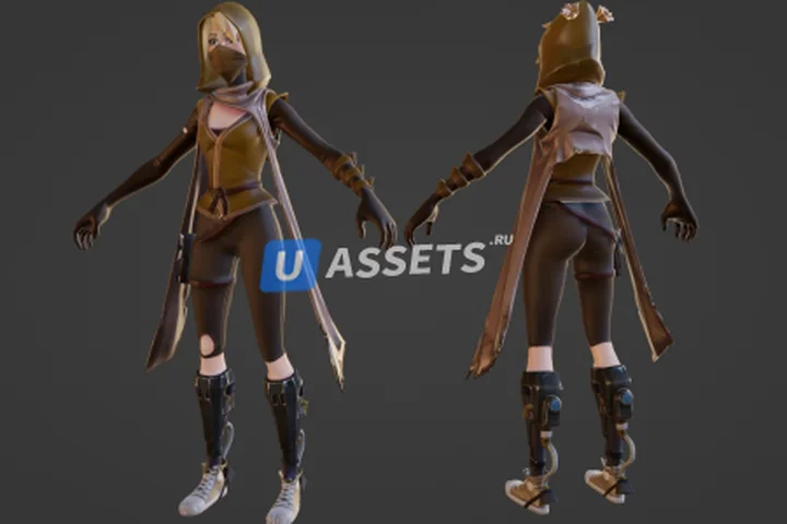 Uncommon Assassin Sarah from Fortnite