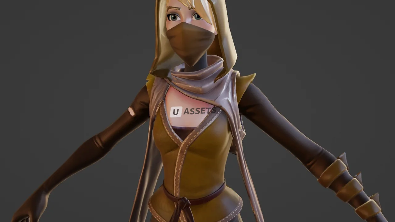 Uncommon Assassin Sarah from Fortnite