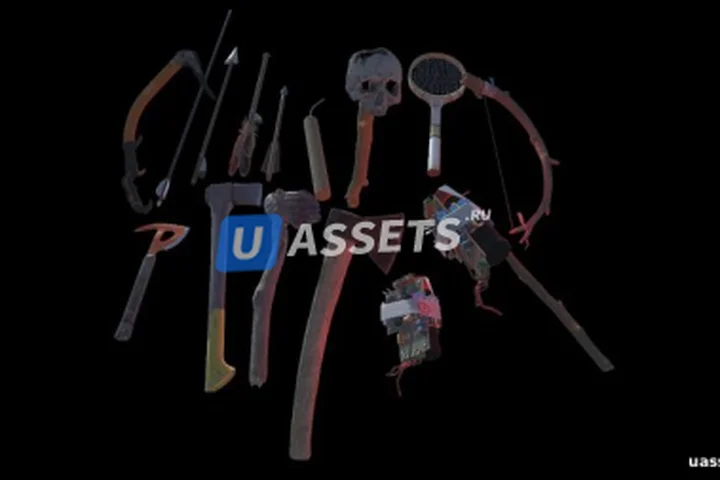 All weapons from The Forest Part 1