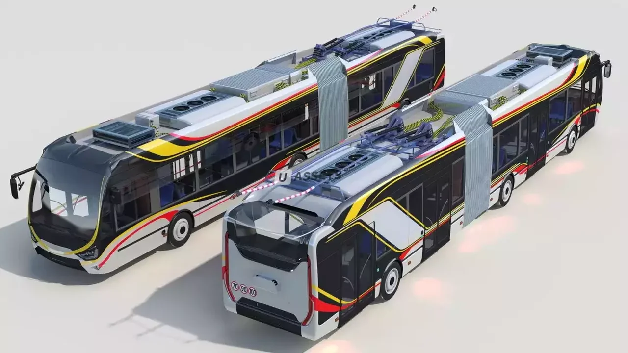 Electric Hybrid Trolleybus