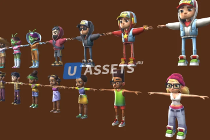 All Characters Subway Surfers