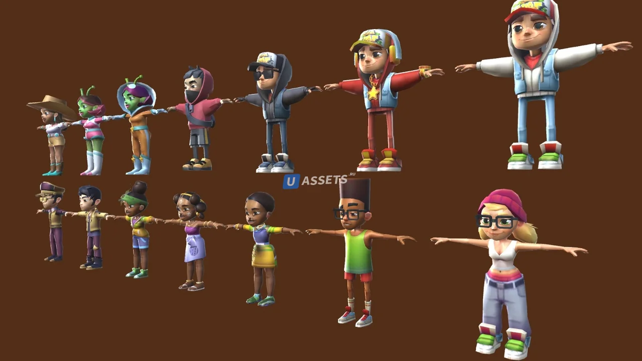 All Characters Subway Surfers