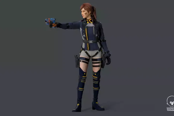 Lucy Warrior Character (PBR)